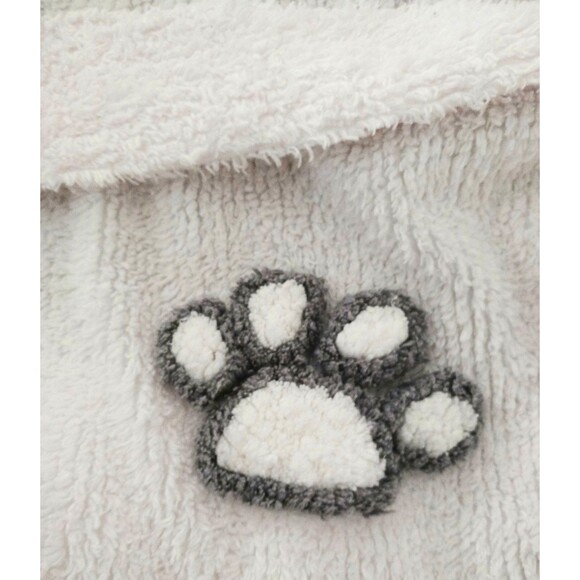 RARE Canyon Group Cozy Cat Lovers Chenille Cotton Long Belted Robe  Sz L - Picture 3 of 10